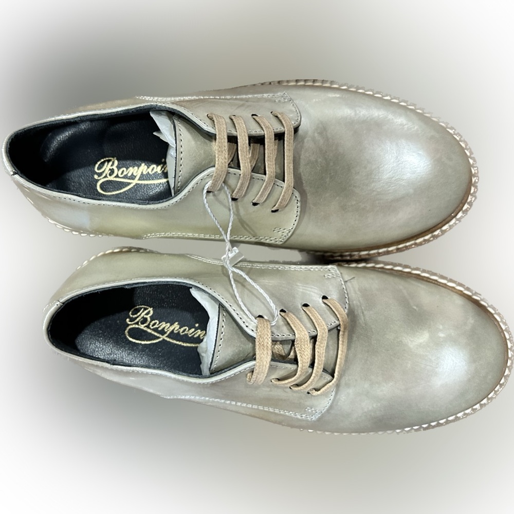 Bonpoint silver shoes